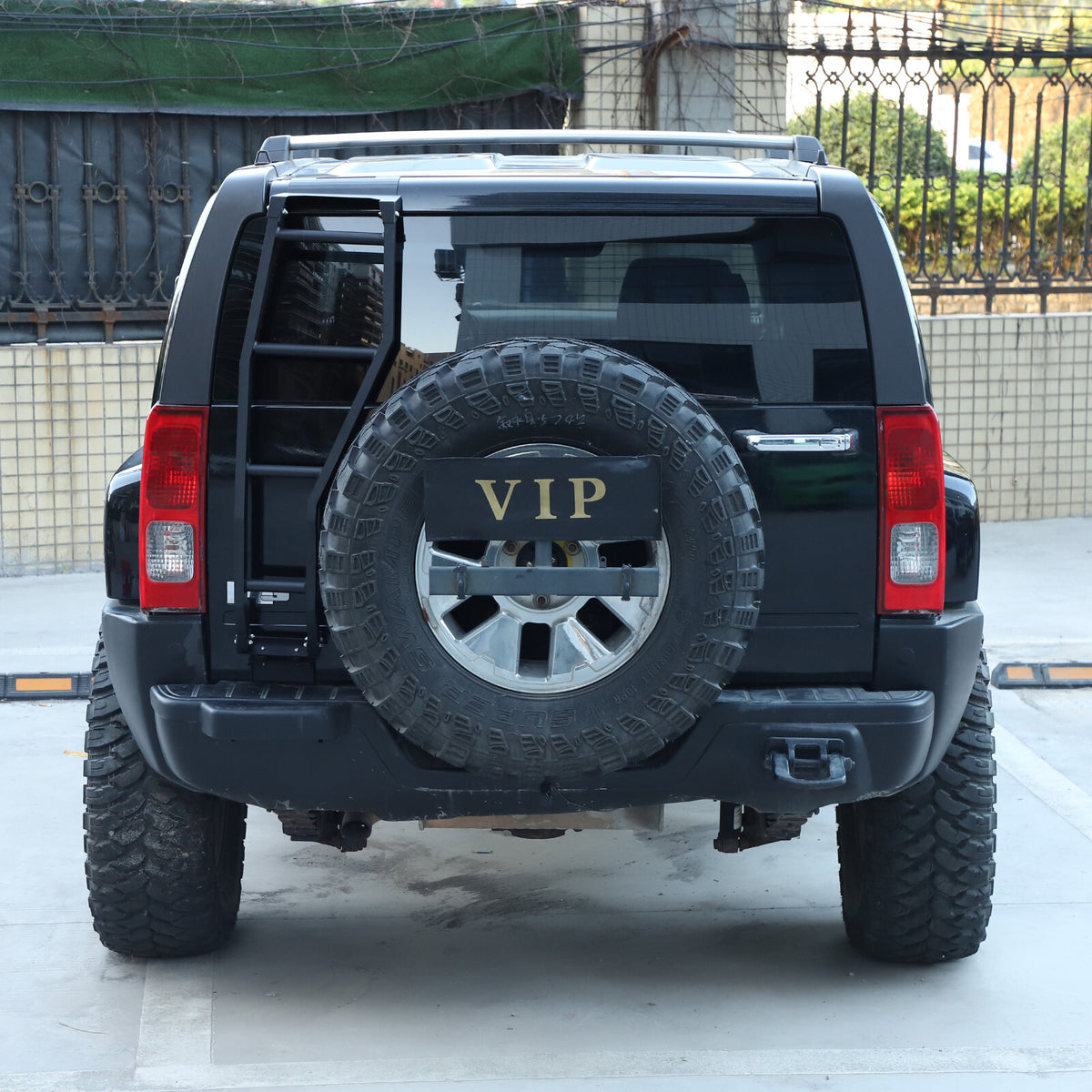 Back Rear Roof Ladder Tailgate Driver Side Rack Basket For Hummer H3 2005-09 9