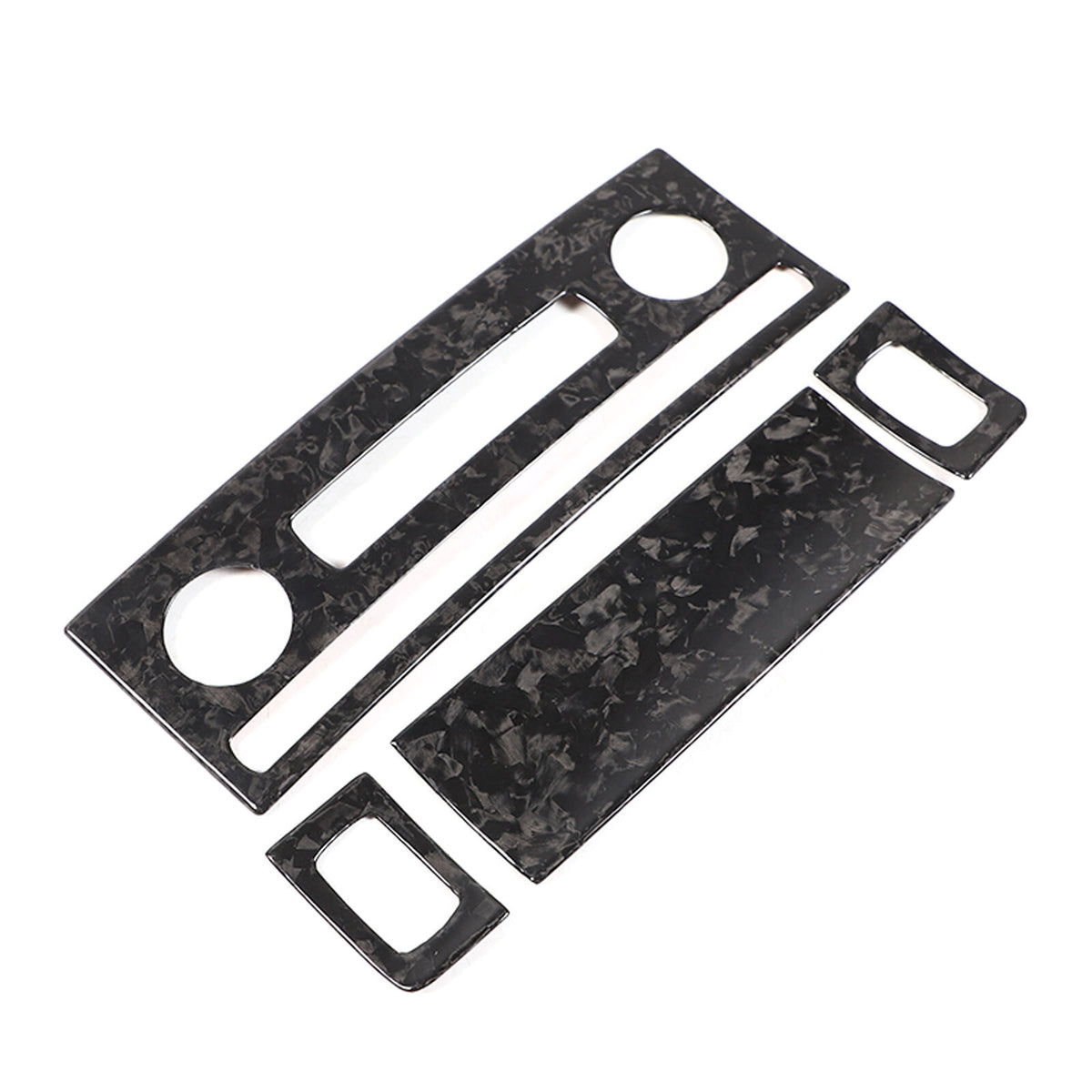 Forged Real Carbon Fiber Full Interior Set Decor Cover Trim Kit for Corvette C6 132