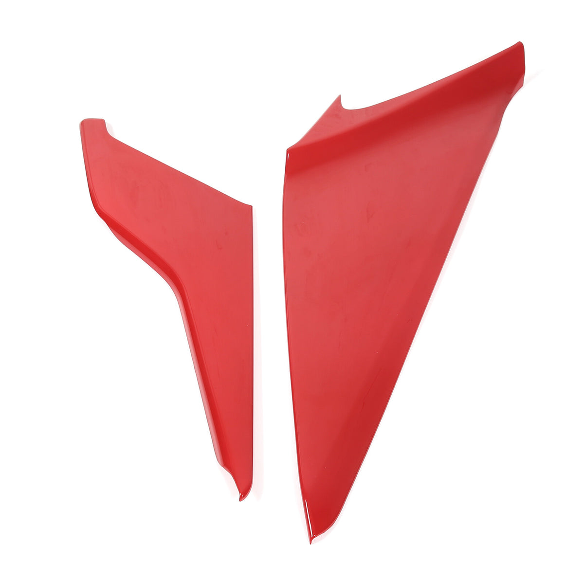 Red ABS Center Console Side Panel Trim Cover Fits For 2020-2025 Corvette C8 9
