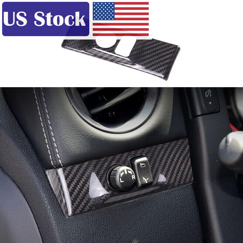Real Dry Carbon Fiber Center Console Trim Set For Nissan GTR R35 2008-2016 US 5