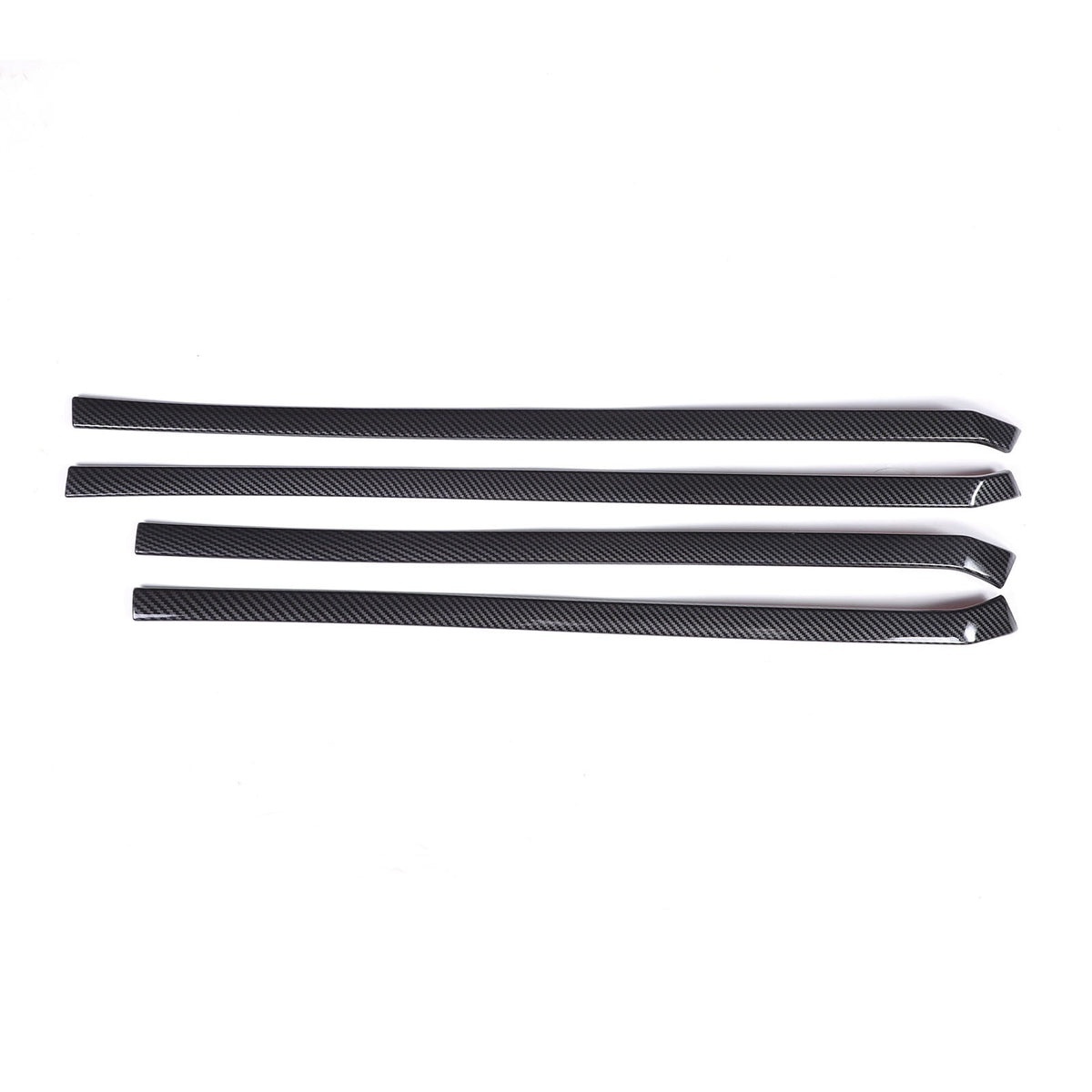 ABS Carbon fiber Interior door panel Trim Strip Cover For Toyota Tacoma 2024+ 18