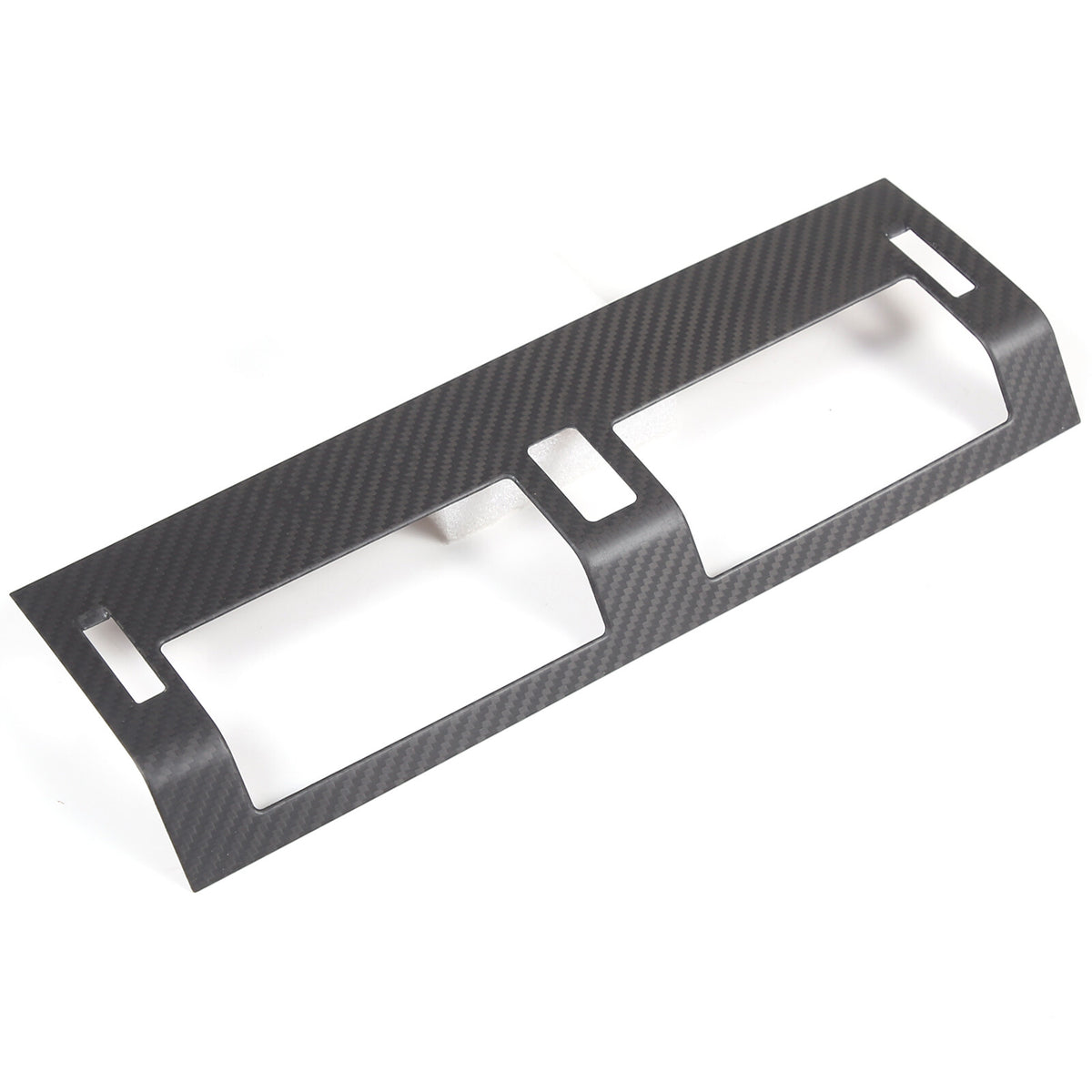 Matte Real Carbon Fiber Center Console Air Vent Trim Cover For LR Defender 20-24 7
