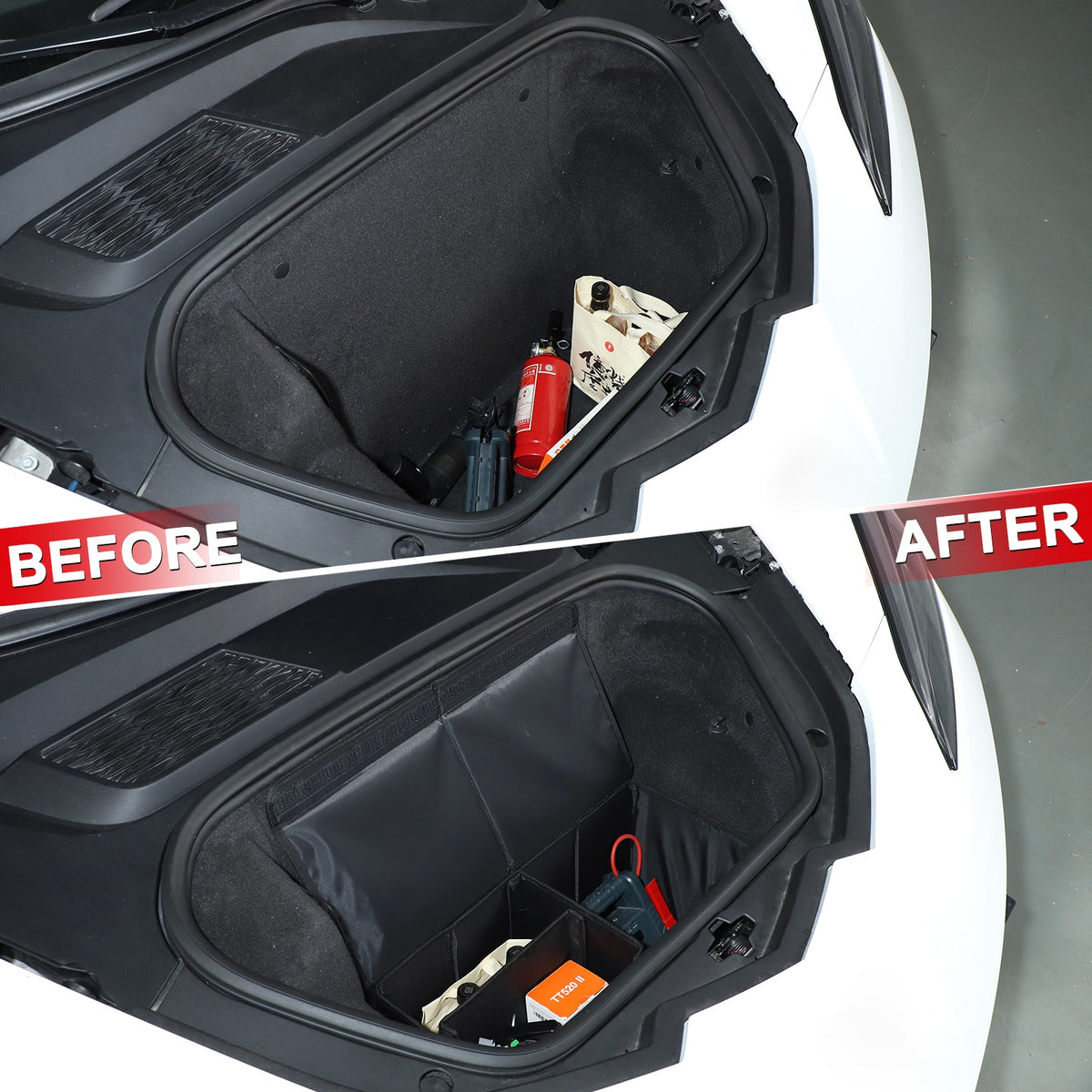 Front Trunk Storage Box Tray For Corvette C8 2020+ 17