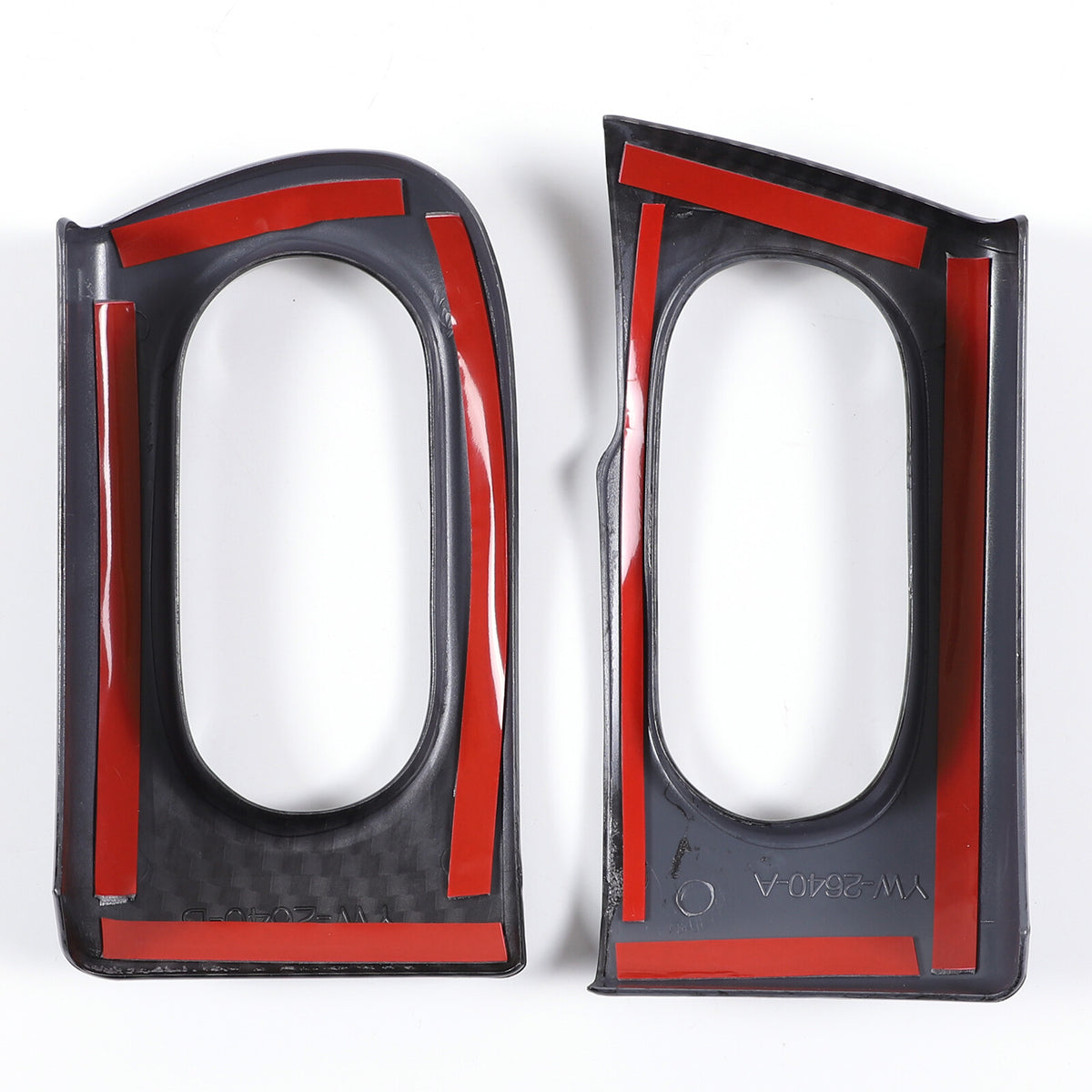 ABS Carbon Fiber Dashboard Button Air Outlet Frame Set For Corvette C6 05-13 US 15