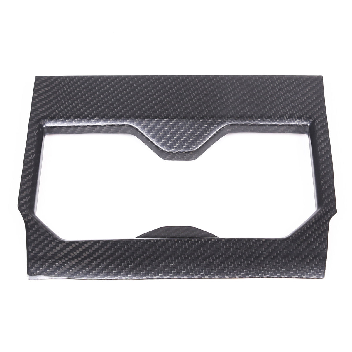 Matte Real Carbon fiber Center Front Cup Holder Cover Trim For Toyota Tundra 22+ 22