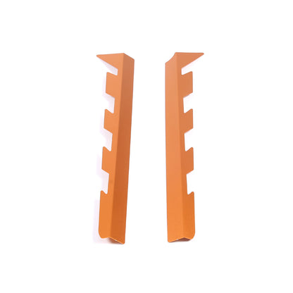 Orange Aluminum Engine Bay Engine Side Cover Plate Trim For Corvette C8 2020-26 10
