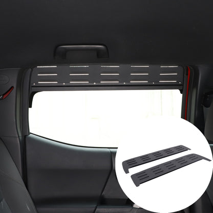 Black Aluminium Alloy Door Window Air Vents Screens For Toyota Tacoma 16-23 18