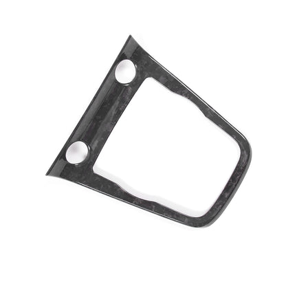 Forged Carbon fiber Center Gear Shift Panel Trim Frame for Jaguar F-type 13-22 5