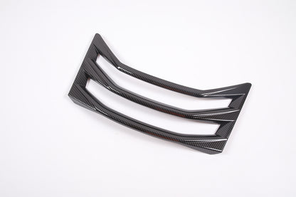 ABS Carbon Rear Hood Scoop Air Vent Cover Trim For Corvette C8 Convertible 20+ 4