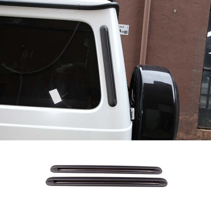 Matte DRY CARBON C Pillar Air Vent Trim Cover For Benz G class W463 G500 G65 G63 3