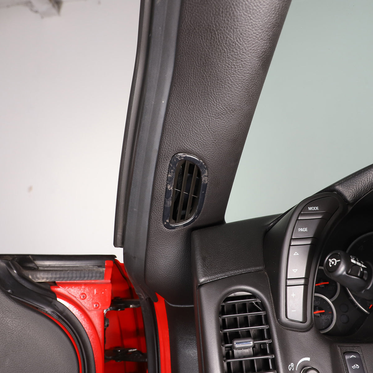 Forged Carbon Fiber Interior A-pillar Speaker Frame Trim For Corvette C6 2005-13 19