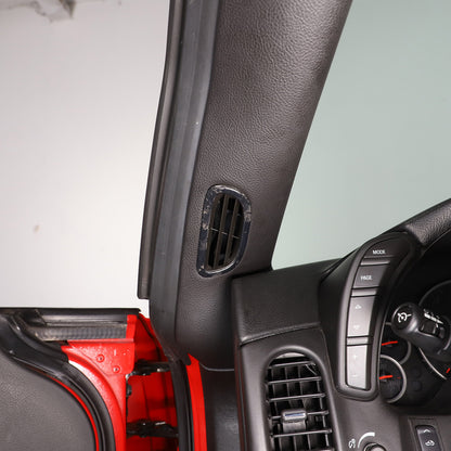 Forged Carbon Fiber Interior A-pillar Speaker Frame Trim For Corvette C6 2005-13 19