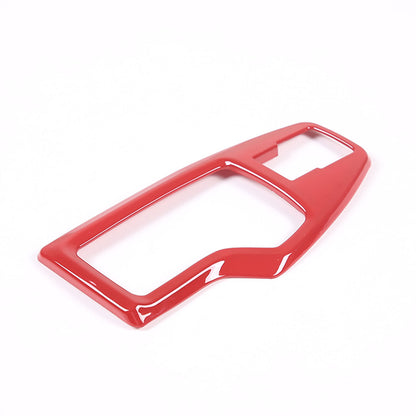ABS Red Center Console Gear Shifter Panel Cover for Subaru WRX VB AT 2022-24 3
