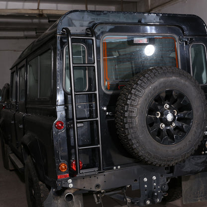 Aluminum Alloy Car Rear Tail Door Ladder Climbing For Land Rover Defender 04-19 9