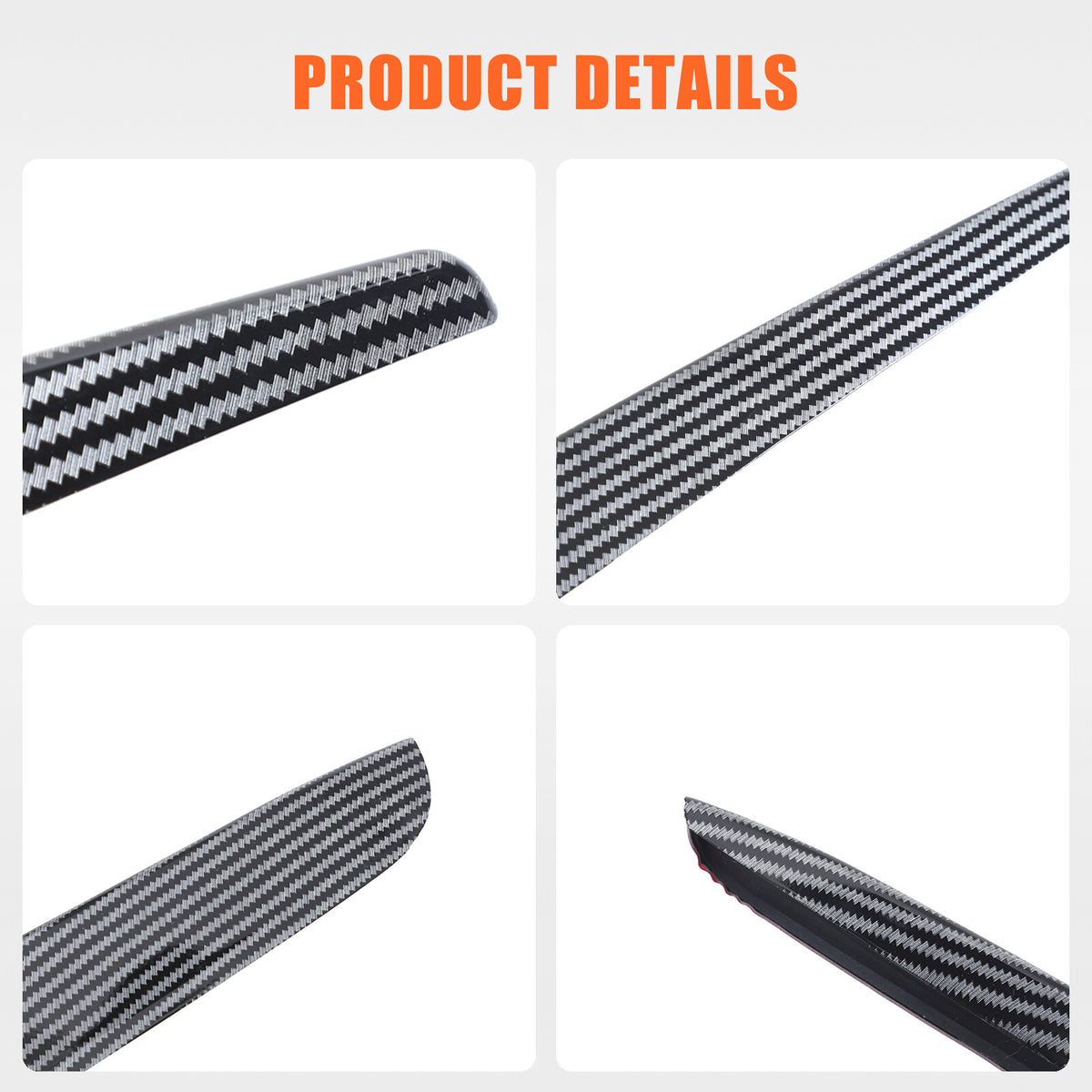 Carbon Fiber ABS Front Bumper Side Air Vent Trim For BMW G22 G23 M Sport 20+ 14