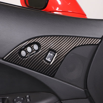 ABS Carbon Fiber Interior Decor Accessories Cover Trim For Corvette C6 2005-13 54