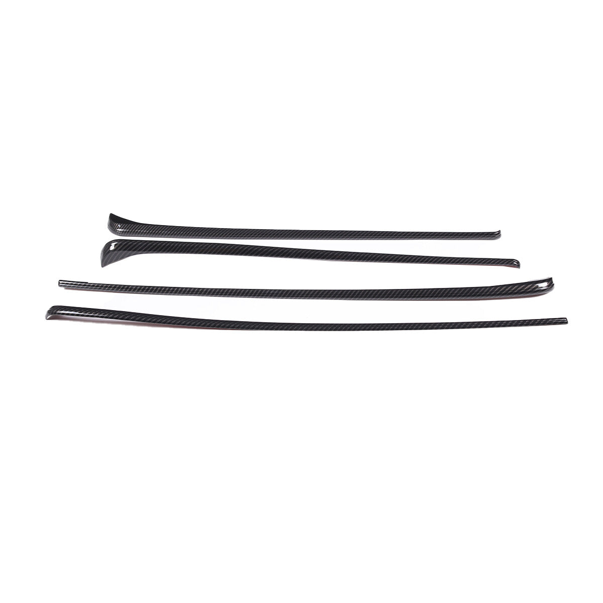 Carbon Fiber Style Inner Door Panel Cover Strip Trim For Toyota Tundra 22-23 US 11