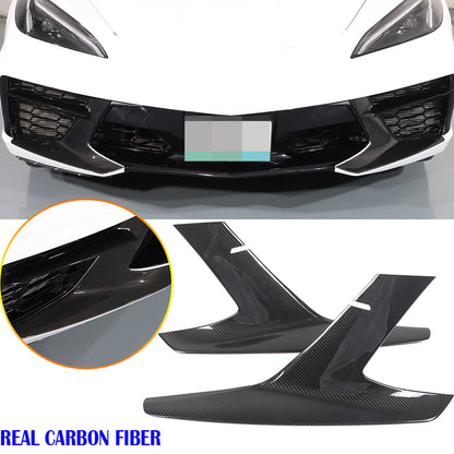 Real Carbon Fiber Full Exterior Set Decor Cover Trim Kit For Corvette C8 2020-26 143