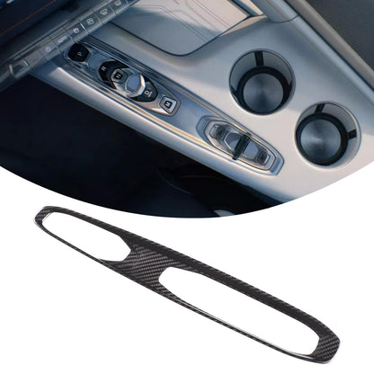 Real Carbon Fiber Center Console Gear Trim Cover Set For Corvette C8 2026+ 2