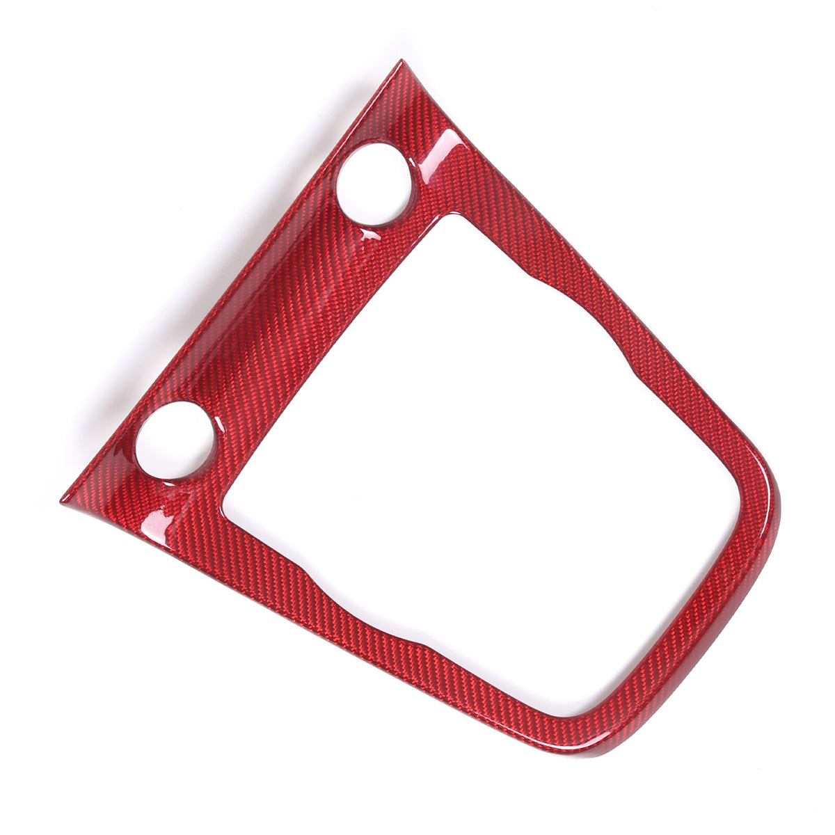Red Real Carbon fiber Center Console Panel Trim Frame for Jaguar F-type 2013-22 18