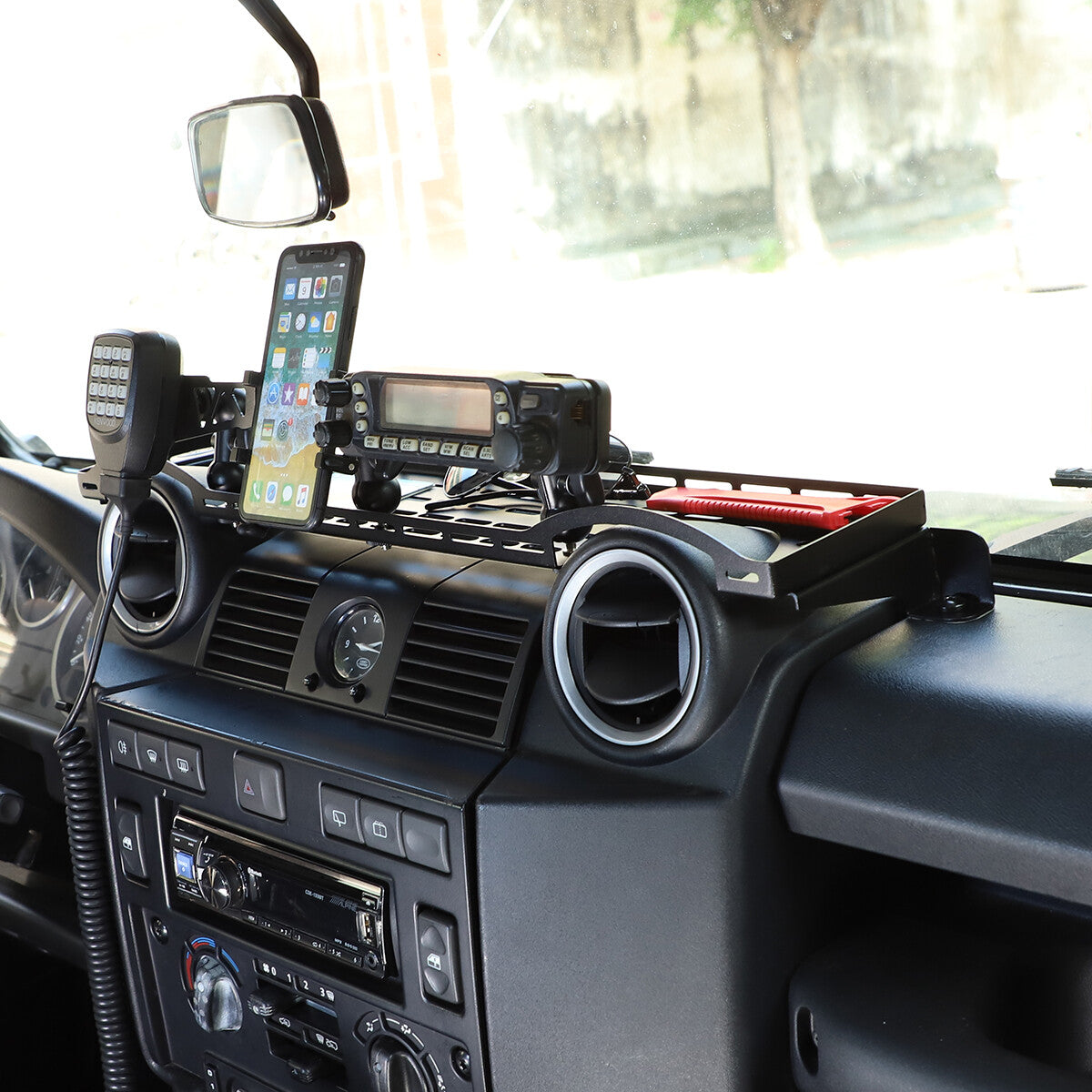 Dashboard Multi-functional Phone Holder Bracket For Land Rover Defender 04-19 6