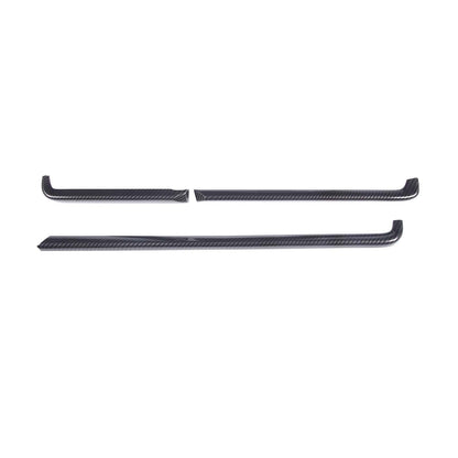 Carbon Fiber ABS Center Console Dashboard Panel Trim Kit For Corvette C8 20-25 11