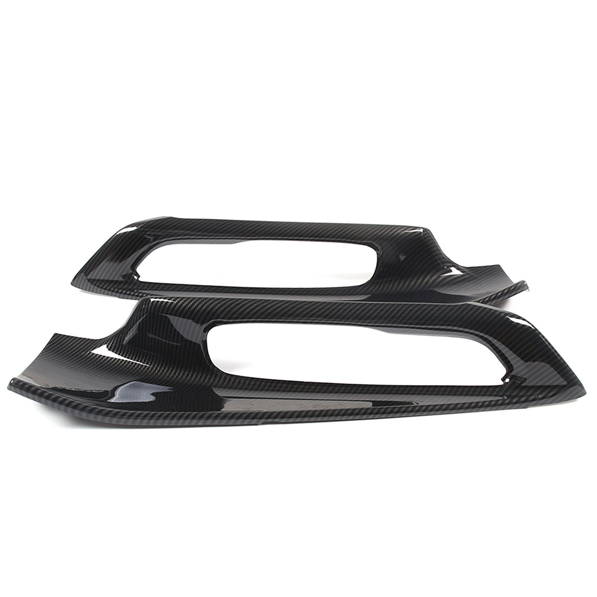 Carbon Fiber ABS Interior Door Panel Trim Cover Frame For Corvette C8 2020-2026 17