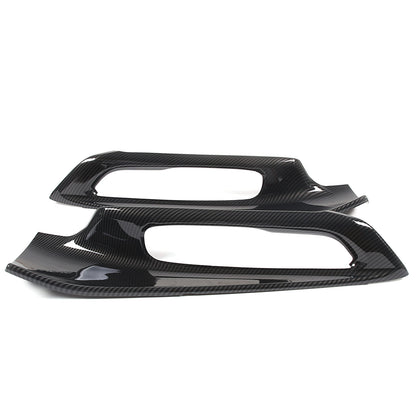 Carbon Fiber ABS Interior Door Panel Trim Cover Frame For Corvette C8 2020-2026 17