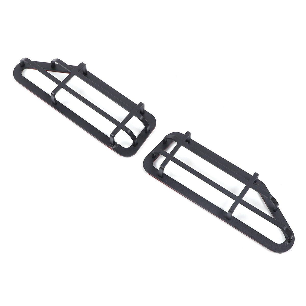 Black Steel Front Turn Signal Light Cover Trim For Honda Pilot 2003-2008 8