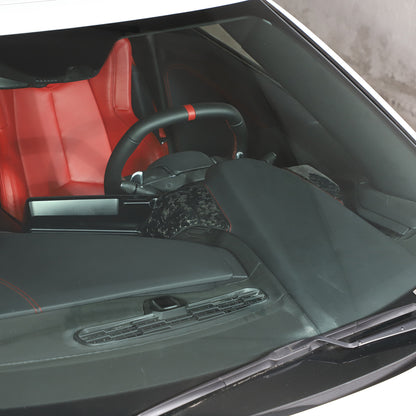 Forged Carbon Fiber Instrument Display Side Trim For 2020-2025 Corvette C8 7