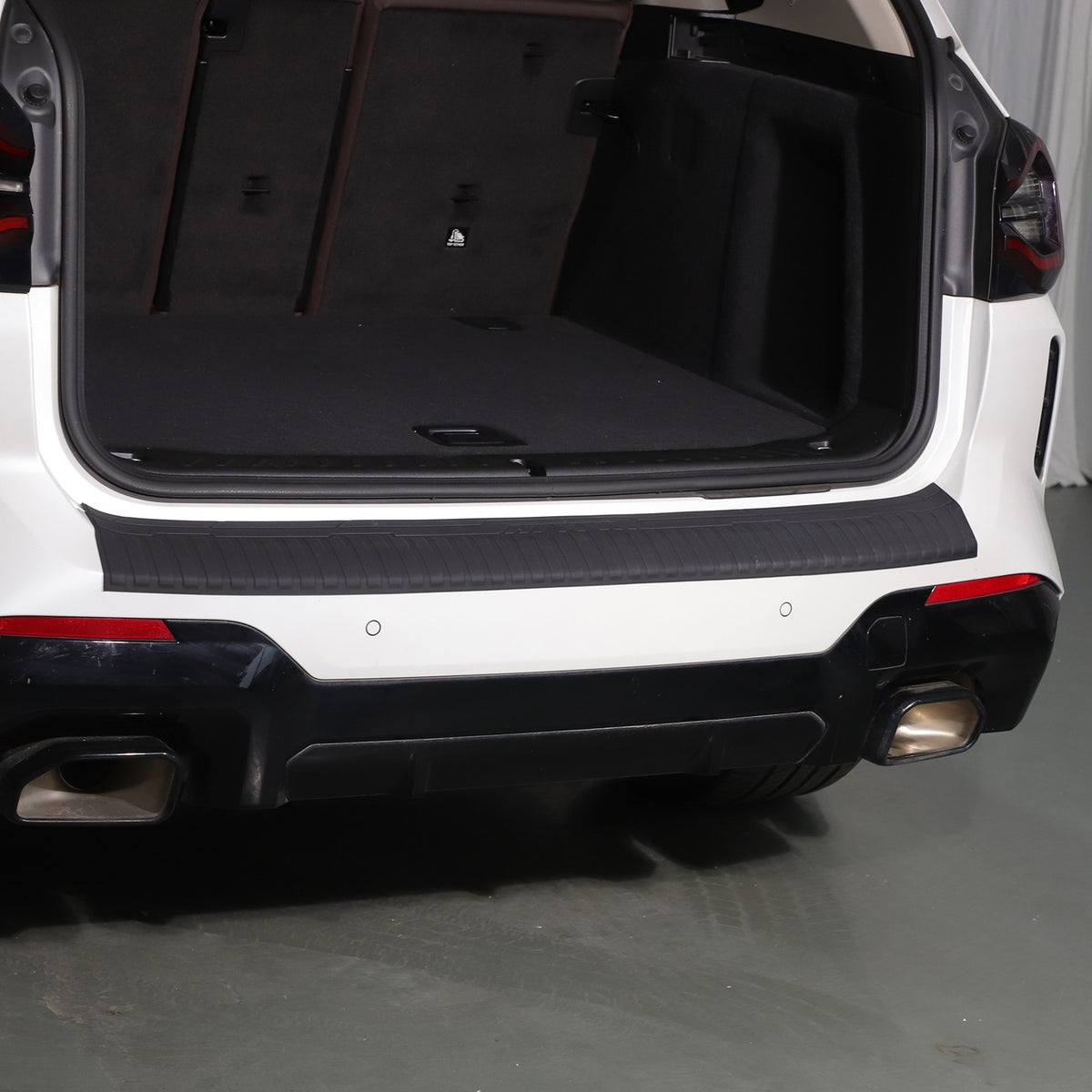 TPE Rear Bumper Protector Sill Guard Trim For BMW X3 G01 2018-2024 11