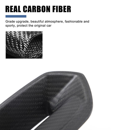 Matte Real Carbon Fiber Seat Headrest Rear Trim For Lamborghini URUS 2018-2023 9