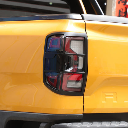Matte Black ABS Tail Light Frame Trim For Ford Ranger T9 2023+ US 16