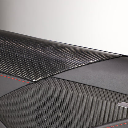 Real Carbon fiber Interior Door Upper Panel trim Cover For Corvette C8 20-26 US 4