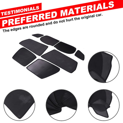 Full Window Mesh Screen Sun Shade Cover Net For BMW X3 G45 2025 4