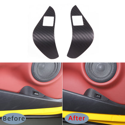 Matte Real Carbon Fiber Interior Trim Cover Accessories For Toyota Supra A90 19+ 39