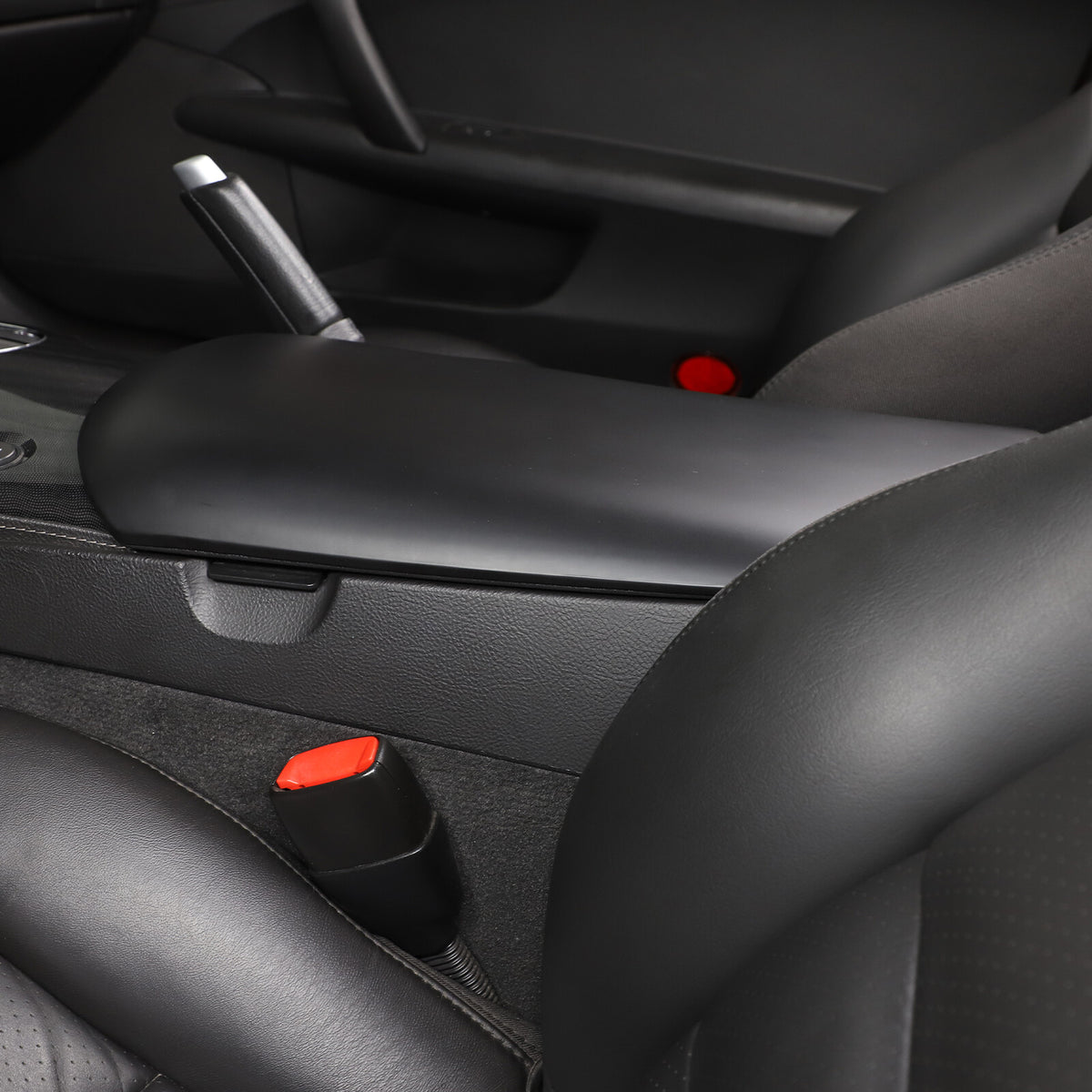 Matte Black Center Console Armrest Trim Cover For Corvette C6 2005-2013 US 4