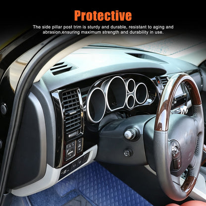 Glossy Piano Black ABS Instrument Panel Trim Cover For Toyota Tundra 2007-13 US 22