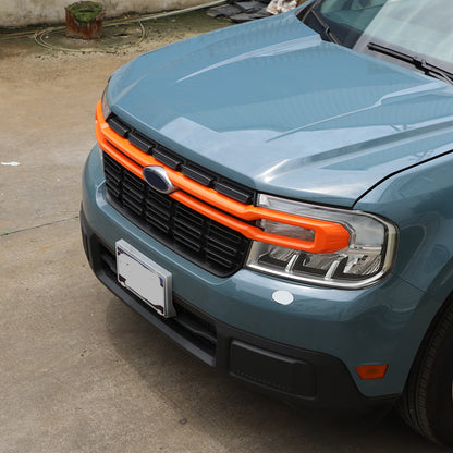 Orange Front Bumper Grille Grill Cover Moulding Trim For Ford Maverick 2022 US 7