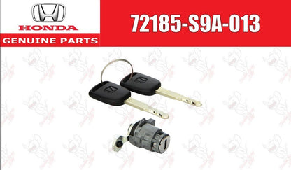 Honda OEM Driver Front Door Lock Cylinder Keys 72185-S9A-013 for CR-V 1