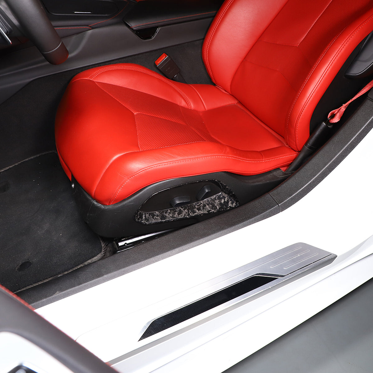 Forged Real Carbon Fiber Full Interior Set Cover Trim Kit For Corvette C8 20-25 - Variants 1-5 24