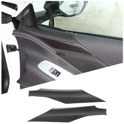 Real Carbon Fiber Interior Trim Cover For C8 Corvette Stingray Z51 Z06 Z07 20-25 48