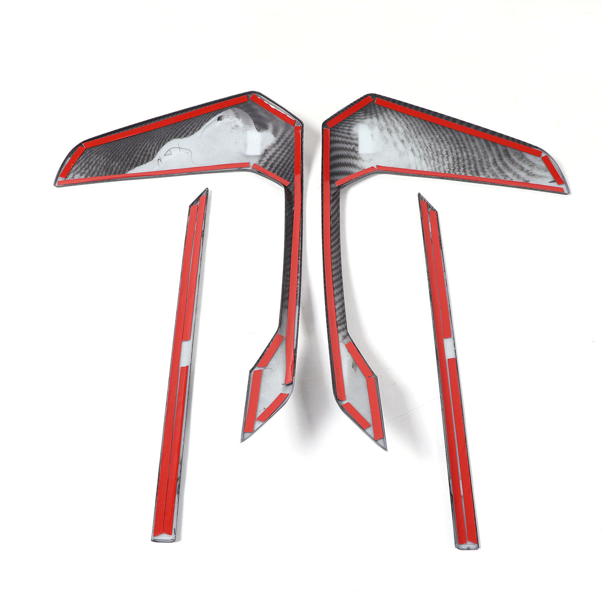 ABS Carbon Rear Bumper Taillight Fog Lamp Trim For BMW 5 Series G60 i5 24+ US 7