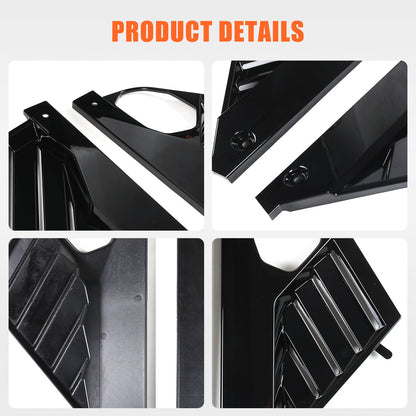 Glossy Black Engine Cover Engine Bay Panel Trim Cover For Corvette C8 2020-2026 22