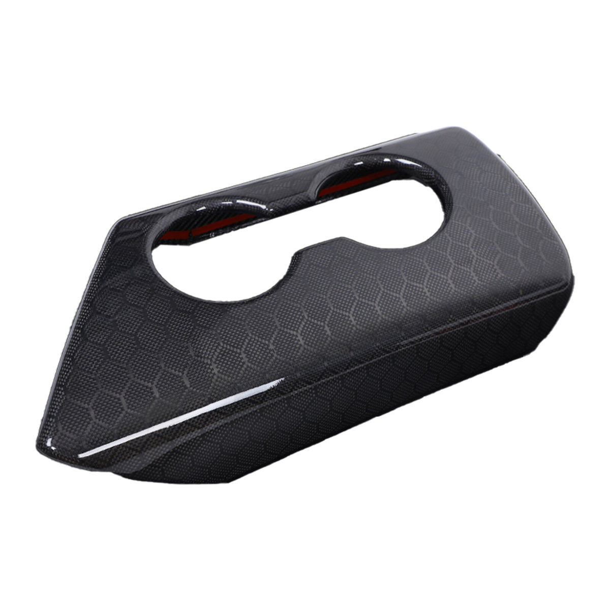Real Carbon Fiber Center Armrest Box Panel Trim Cover For Toyota Supra A90 19-24 19