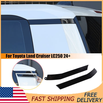 Replacement Glossy Piano Black D-Pillar For Toyota Land Cruiser LC250 24+ US 1