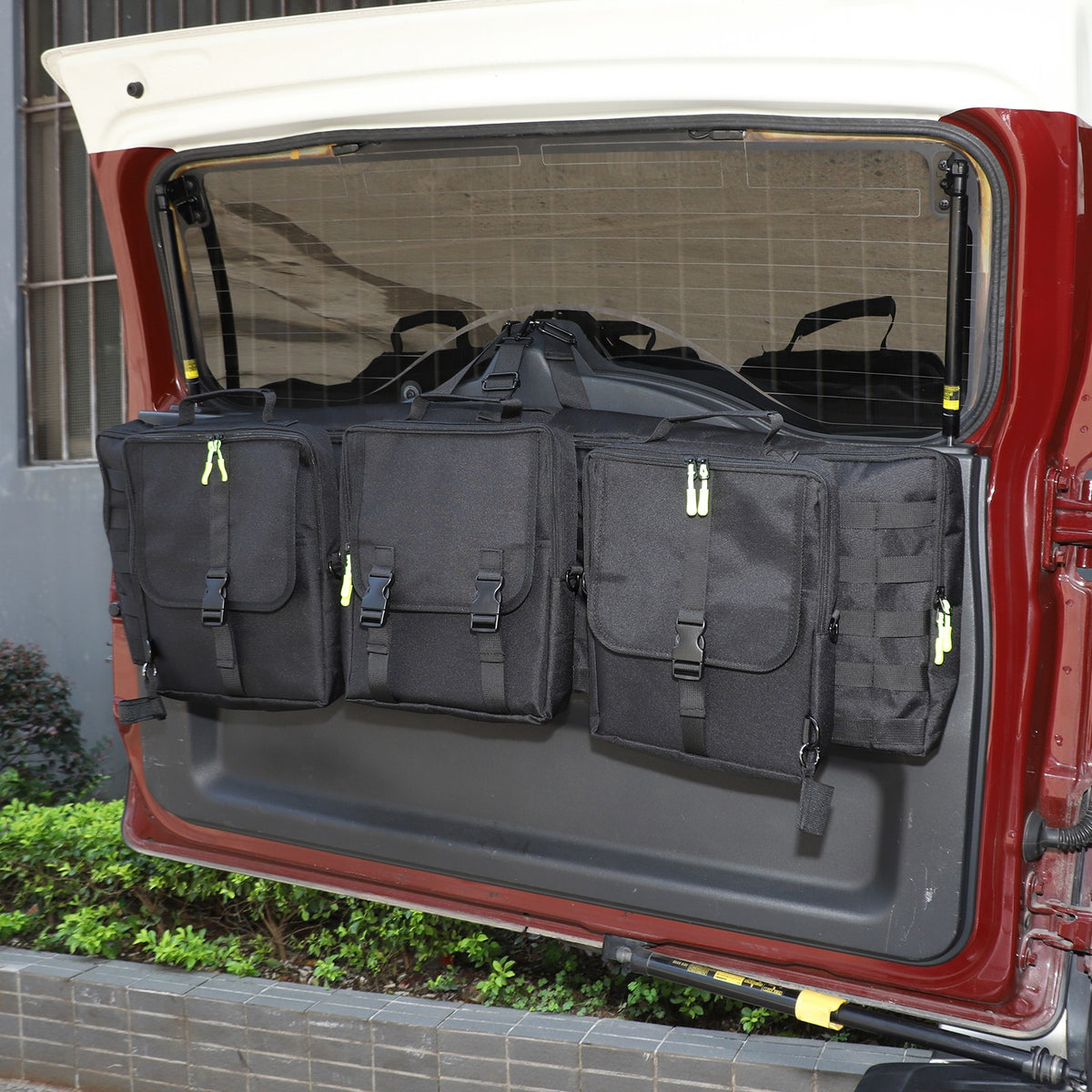 Trunk Rear Door Tailgate Hanging Storage Bag Tray For Toyota FJ Cruiser 2007-21 7