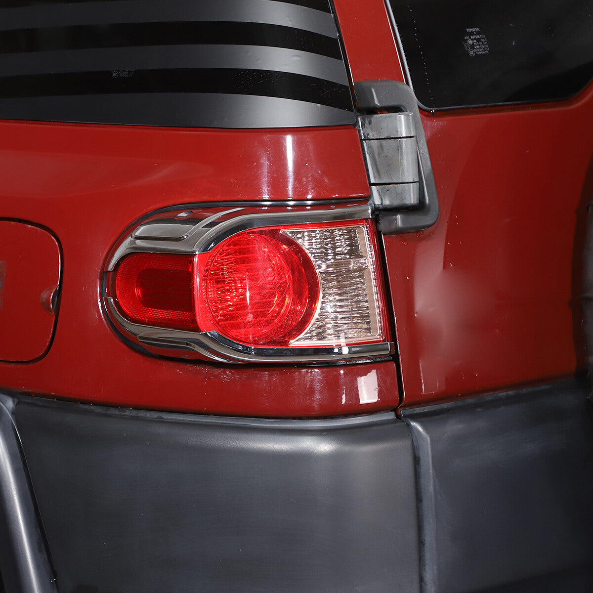 For Toyota FJ Cruiser 2007-2021 Silver ABS Rear Tail Light Lamp Strip Trim 7
