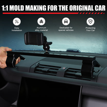 Multifunctional Center Phone Holder Clip For Land Rover Defender L663 2020-2023 3