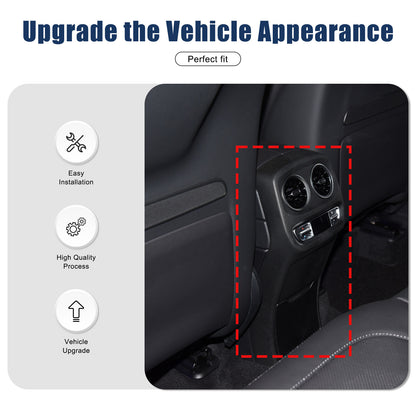 Honeycomb Carbon Fiber Rear Air Vent Outlet Trim For Benz G-Class W463 21-23 10